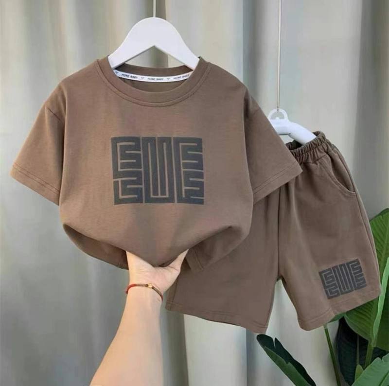 Boys EWE Logo Brown Suit