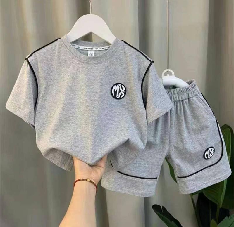 Boys Tonal Logo Suit Orange – Pure Cotton Kids Suit – Rs.1079 – Sheinn Pakistan