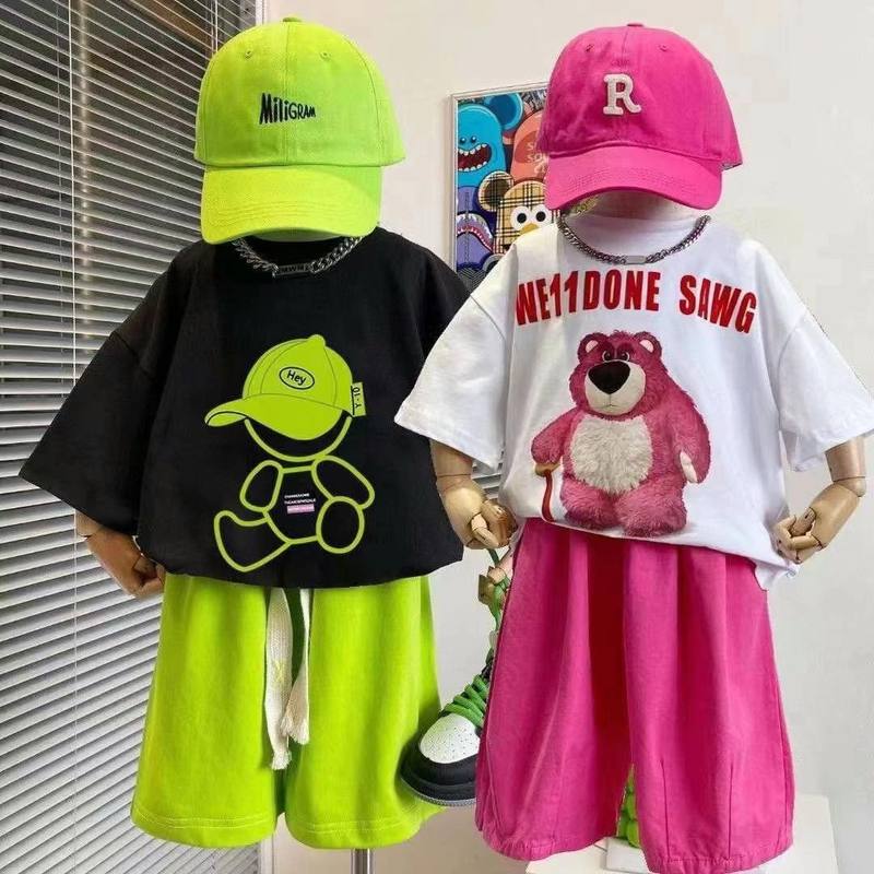 Boys Rabbit Alien Print Green Suit – Pure Cotton Kids Suit – Rs.1079 – Sheinn Pakistan