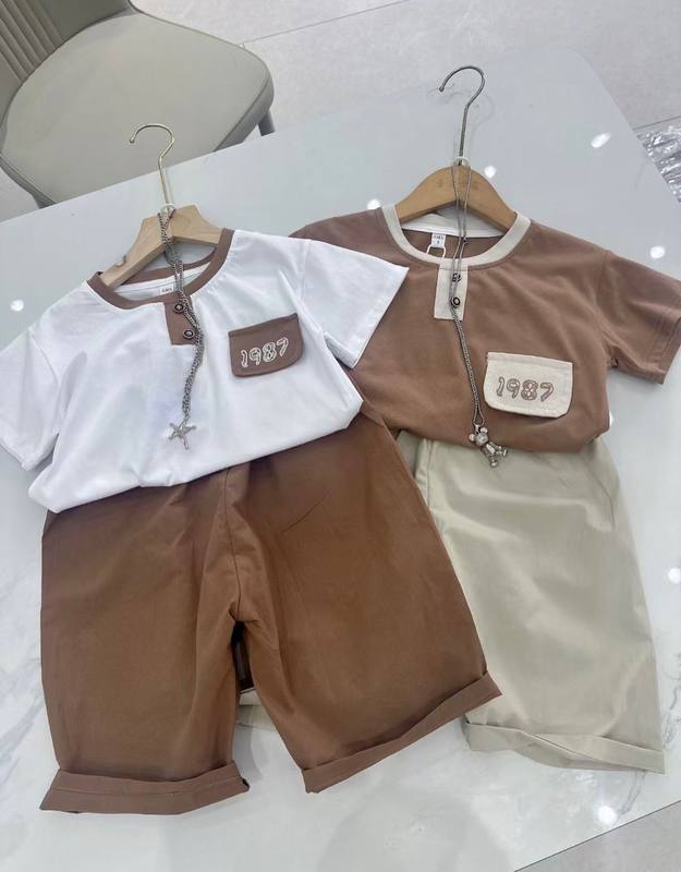 Boys Blue Oversized Block Suit – Pure Cotton Kids Suit – Rs.1079 – Sheinn Pakistan