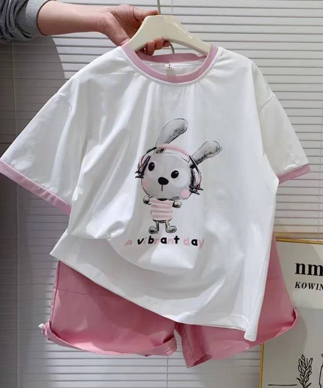 Girls Heart Bunny Suit – Pure Cotton Kids Suit – Rs.1079 – Sheinn Pakistan