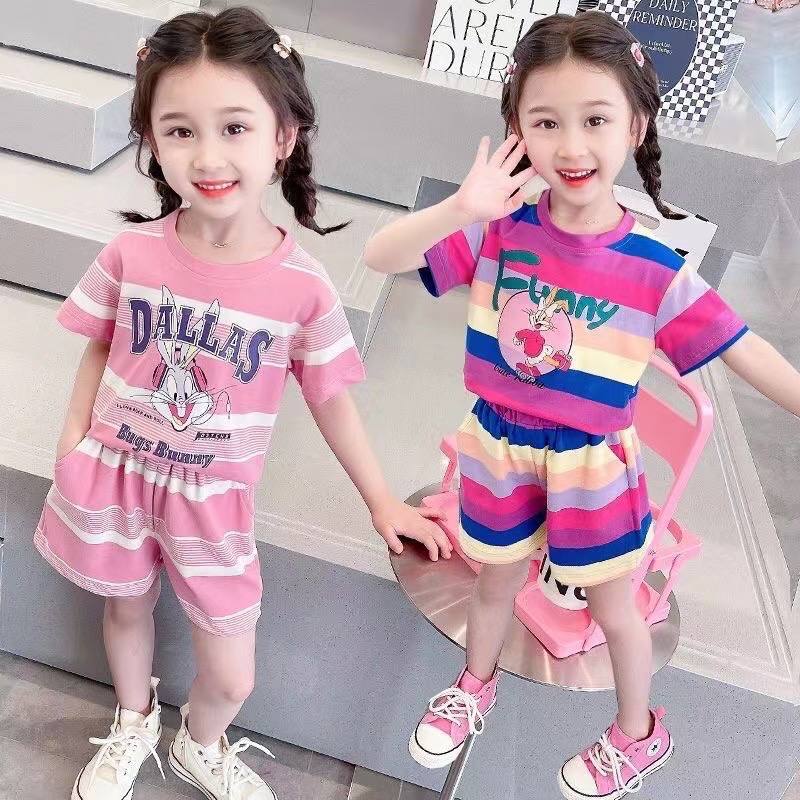 Girls Crush Bear Pink White Suit – Pure Cotton Kids Suit – Rs.1079 – Sheinn Pakistan
