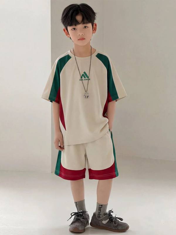 Boys Black Fufuhu Letter Suit – Pure Cotton Kids Suit – Rs.1079 – Sheinn Pakistan