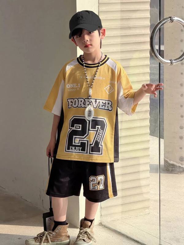 Boys Black Side Panel Suit – Pure Cotton Kids Suit – Rs.1079 – Sheinn Pakistan