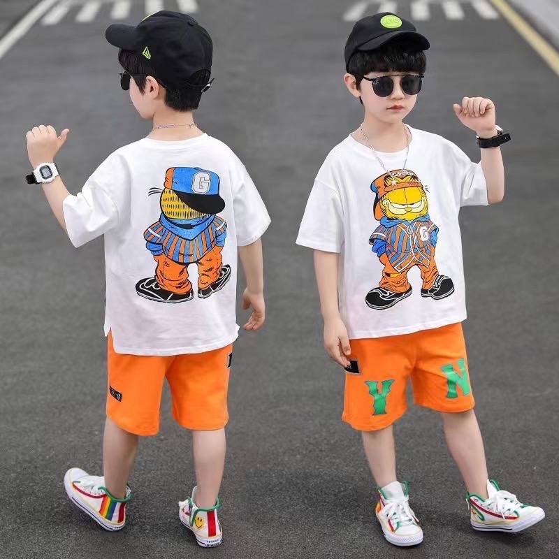 Boys Tiger Bear Print Suit – Pure Cotton Kids Suit – Rs.1079 – Sheinn Pakistan