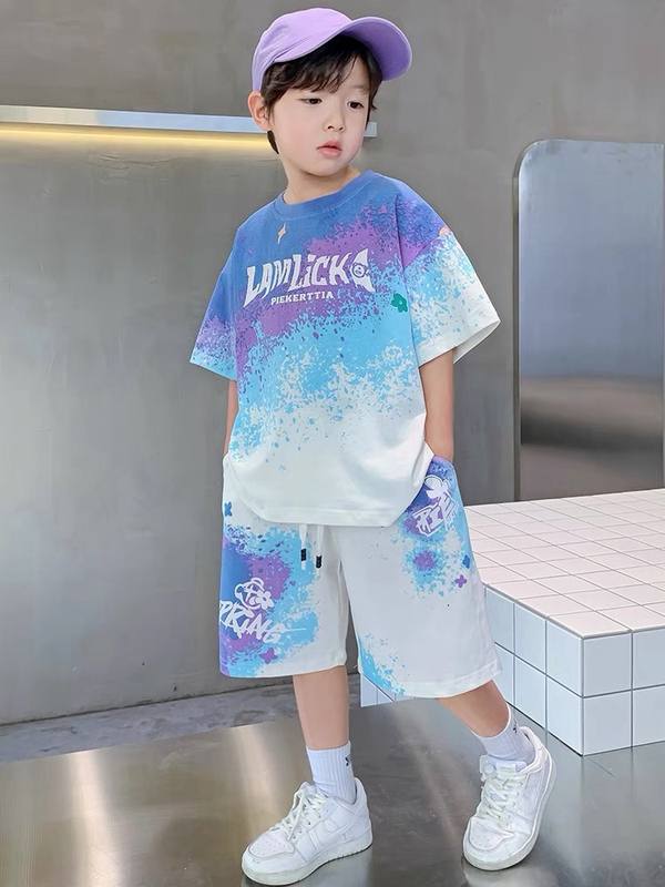 Boys Initials Blue Letter Suit – Rs.1079 – She Inn Pakistan