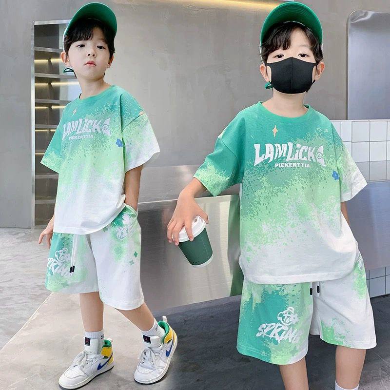 Boys Ombre Gradient Grey Black Suit – Rs.1079 – She Inn Pakistan