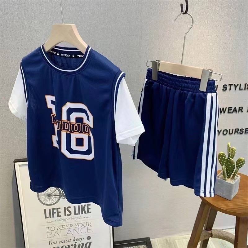 Boys California 16 Blue Jersey – Pure Cotton Kids Suit – Rs.1079 – Sheinn Pakistan