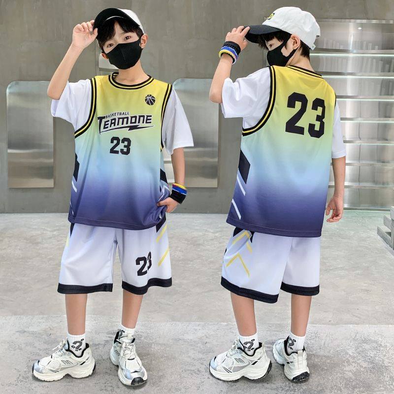 Boys Navy Stripe Tab Suit – Pure Cotton Kids Suit – Rs.1079 – Sheinn Pakistan