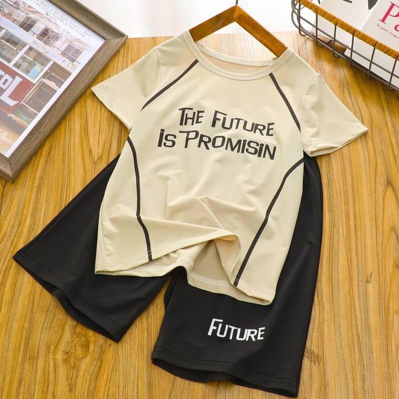 Boys Future Is Promising Blue Suit – Pure Cotton Kids Suit – Rs.1079 – Sheinn Pakistan