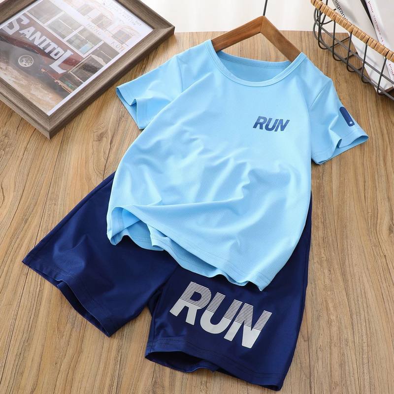 Boys RUN Letter Suit – Pure Cotton Kids Suit – Rs.1079 – Sheinn Pakistan