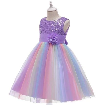 Baby Unicorn Flower Frock