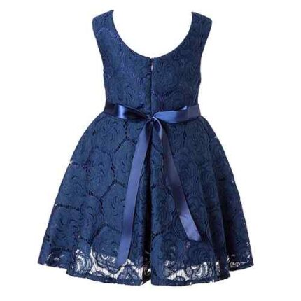 Blue Net Frock