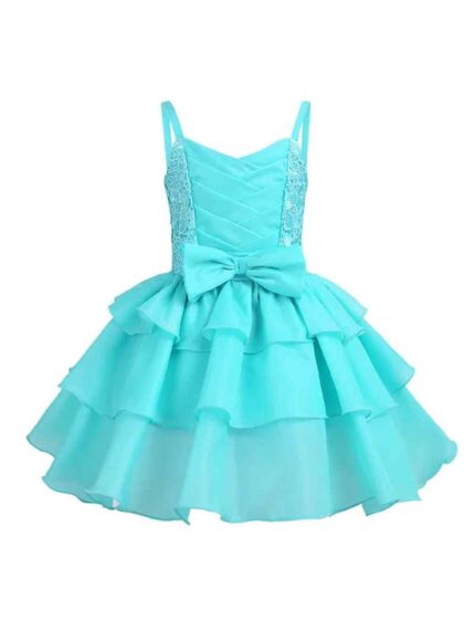 Strap Neck Sleeveless Baby Frock