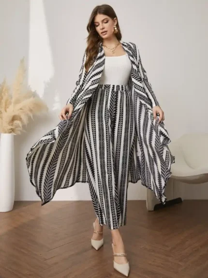 Women’s All Over Print Drop Shoulder Shirt Pants